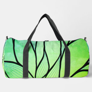 Bolso De Deporte Grande Brillantes tonos verdes con licencia creativa