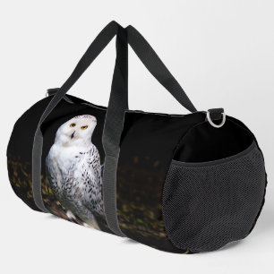 Bolso De Deporte Grande Búho de nieve invernal majestuoso