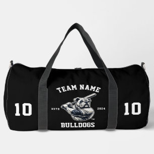Bolso De Deporte Grande Bulldoges "Personalizable" Béisbol