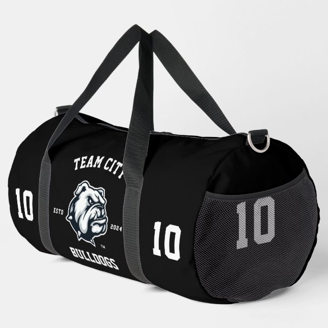 Bolso De Deporte Grande Bulldogs "Customizable" Sport Team (Esquina derecha)