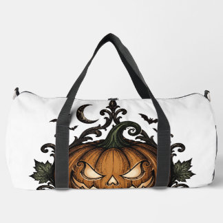 Bolso De Deporte Grande Calabaza de Halloween Gótica Linterna de Jack Malv