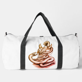 Bolso De Deporte Grande Calavera - Cabeza malvada con serpiente