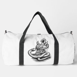 Bolso De Deporte Grande Calavera - Cabeza malvada con serpiente