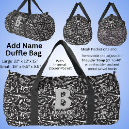 Bolso De Deporte Grande Cambiar nombre inicial, añadir (eliminar) nombre, 