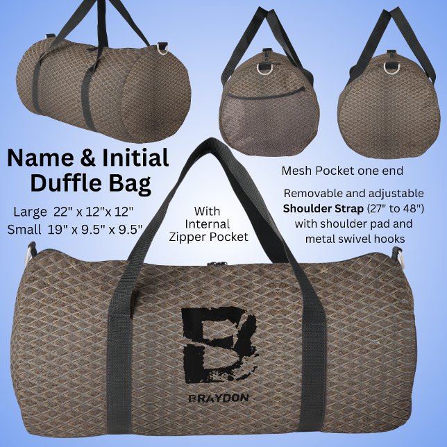 Bolso De Deporte Grande Cambiar nombre inicial, añadir (eliminar) nombre,  (Subido por el creador)