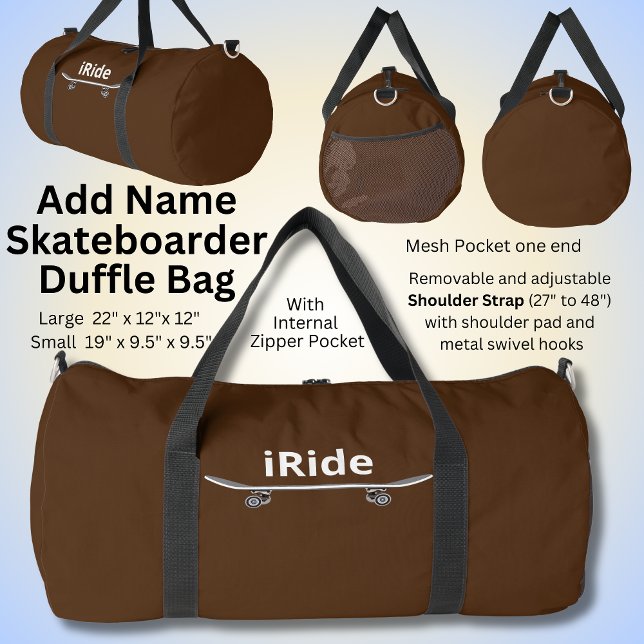 Bolso De Deporte Grande Cambiar texto, agregar nombre, patinador de iRide (Subido por el creador)