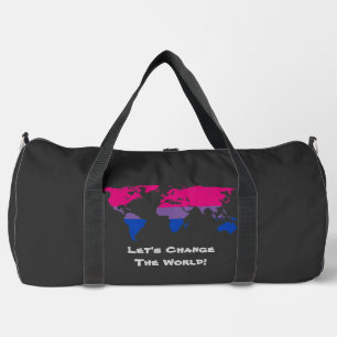 Bolso De Deporte Grande Cambiemos el Mundo 
