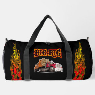 Bolso De Deporte Grande Camión de madera personalizado "Big Rig"
