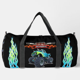 Bolso De Deporte Grande Camión monstruo de dibujos animados