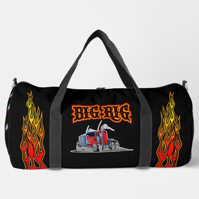 Bolso De Deporte Grande Camión personalizado "Big Rig" (Anverso)