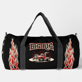 Bolso De Deporte Grande Camión retro personalizado "Big Rig"