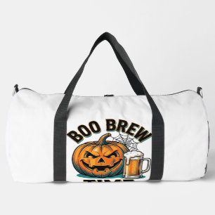 Bolso De Deporte Grande Camiseta de cerveza de Halloween vintage calabaza