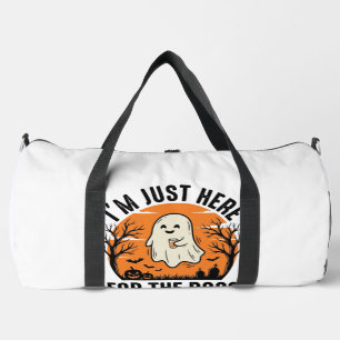 Bolso De Deporte Grande Camiseta Divertida de Fantasma de Halloween Solo E