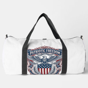 Bolso De Deporte Grande Camiseta gráfica vectorial de estilo de bandera de
