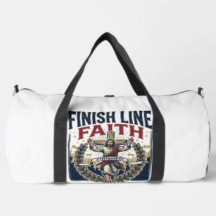 Bolso De Deporte Grande Camiseta Vintage de Jesús corriendo maratón Gráfic