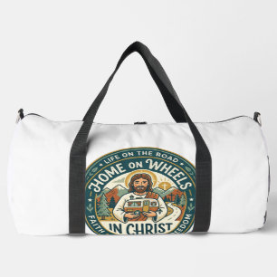Bolso De Deporte Grande Camiseta Vintage de Jesus RV Camper Life Gráfica C