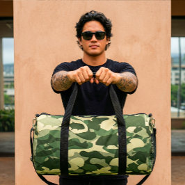 Bolso De Deporte Grande Camo de Pescado Hawaiano Ulua Papio