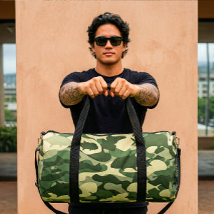 Bolso De Deporte Grande Camo de Pescado Hawaiano Ulua Papio