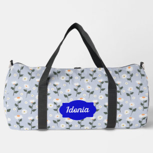 Bolso De Deporte Grande Campo de margaritas