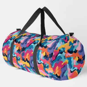 Bolso De Deporte Grande Camuflaje arco iris