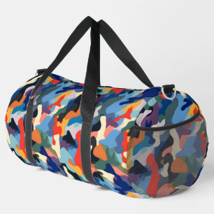 Bolso De Deporte Grande Camuflaje colorido