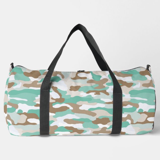 Bolso De Deporte Grande Camuflaje costero (Anverso)