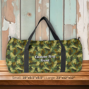 Bolso De Deporte Grande Camuflaje de Woodland para gatos