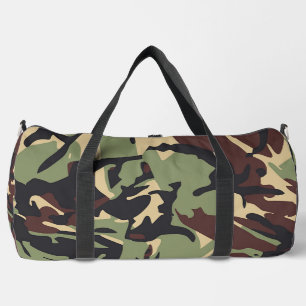 Bolso De Deporte Grande Camuflaje marrón