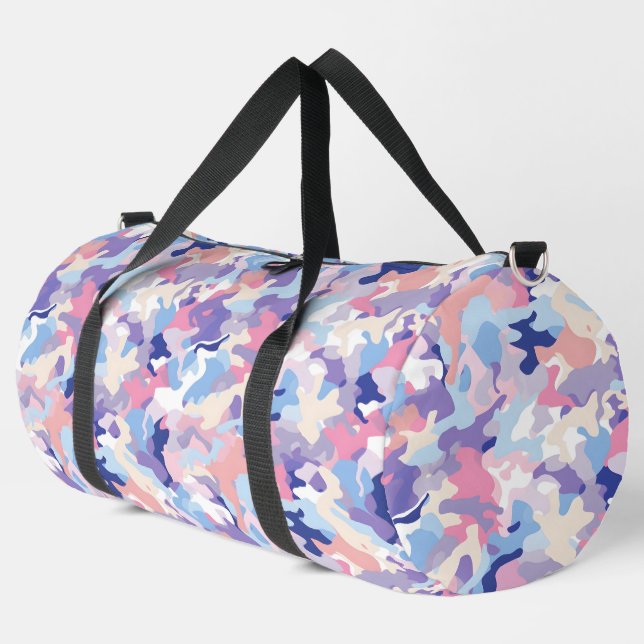 Bolso De Deporte Grande Camuflaje Purple Pastel (Esquina izquierda)
