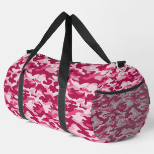 Bolso De Deporte Grande Camuflaje rosa de Camo