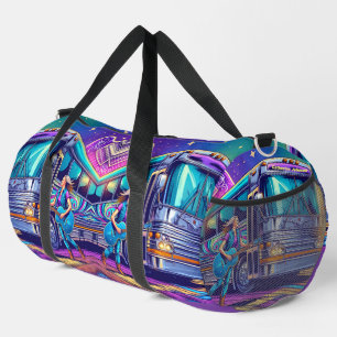 Bolso De Deporte Grande Cantante colorido con guitarra y Personalizado de
