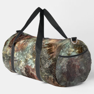 Bolso De Deporte Grande Capas apagadas de cristales marrones