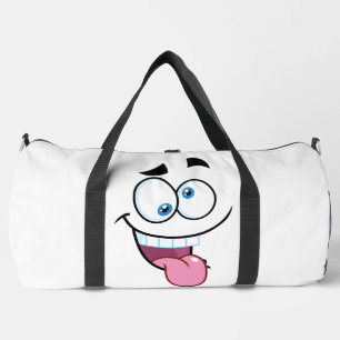 Bolso De Deporte Grande cara divertida