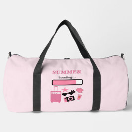 Bolso De Deporte Grande Carga de verano rosa