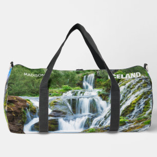 Bolso De Deporte Grande Cascadas de nombre personalizado de Islandia