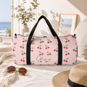 Bolso De Deporte Grande Cerezas rojas dulces 