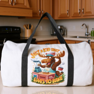 Bolso De Deporte Grande Chef Alce Cocina con Tormenta