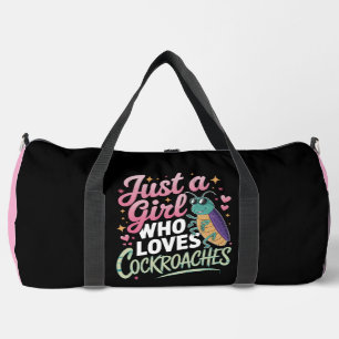 Bolso De Deporte Grande Chica Ama Cucarachas Humor de Insectos