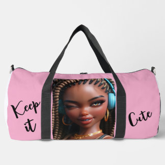 Bolso De Deporte Grande Chica trenzada Keep It Cute