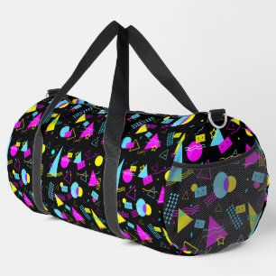 BOLSO DE DEPORTE GRANDE CINTA RETRO FORMAS COLORIDAS