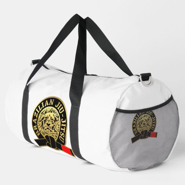 Bolso De Deporte Grande Cinturón negro Jiu-Jitsu de oro (Esquina derecha)