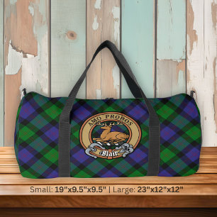 Bolso De Deporte Grande Clan Blair Escudo por Tartán