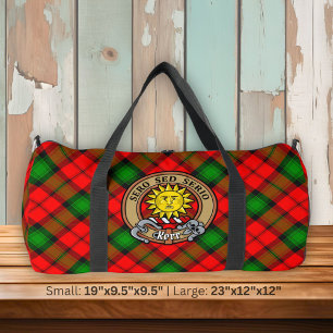 Bolso De Deporte Grande Clan Kerr Escudo por Tartán