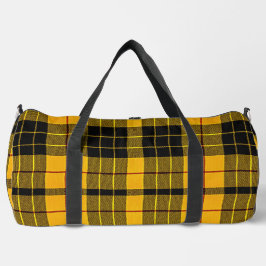 Bolso De Deporte Grande Clan MacLeod de Lewis Yellow Black Scottish Tartan