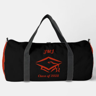 Bolso De Deporte Grande Clase de graduación de 2025 Nombre de año Personal