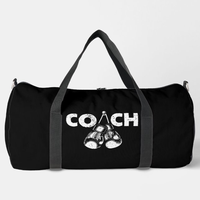Bolso De Deporte Grande Coach Boxing Gloves Gym (Anverso)