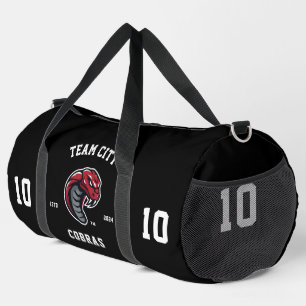 Bolso De Deporte Grande Cobras Equipo Deportivo "Personalizable"