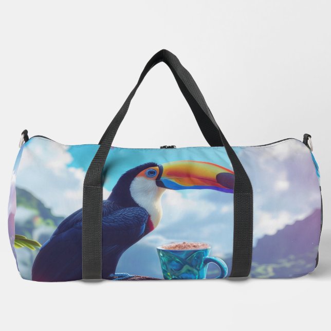BOLSO DE DEPORTE GRANDE COCOA LOVE - TOUCAN (Anverso)