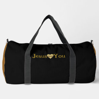 Bolso De Deporte Grande Colección de Regalos de Fe: Jesús Te Ama Grande