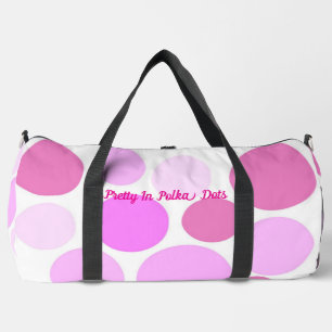 Bolso De Deporte Grande Colección Pretty In Polka Dots - Damas